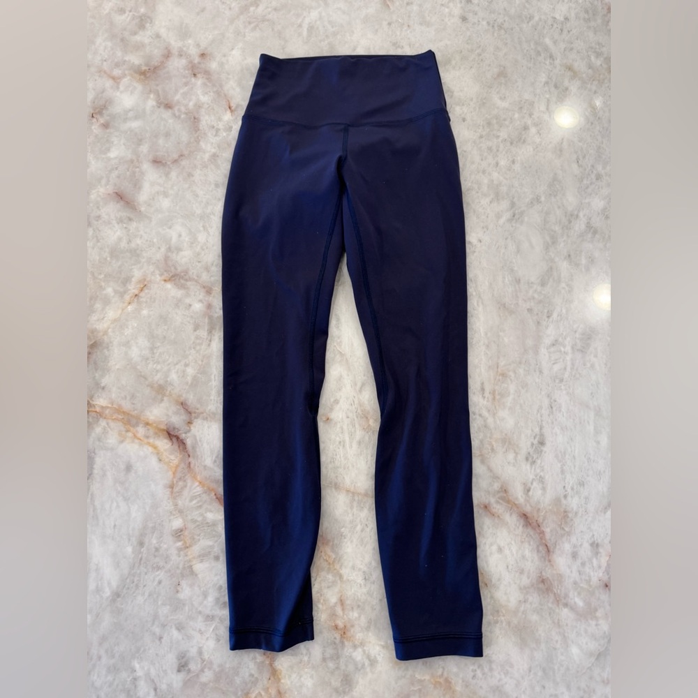 Lululemon leggings size 4 dark blue